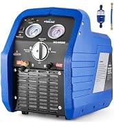 Wisscool 3/4 HP Refrigerant Recovery Machine, 60Hz Portable Freon Recycling Unit HVAC Oil-Less Se...