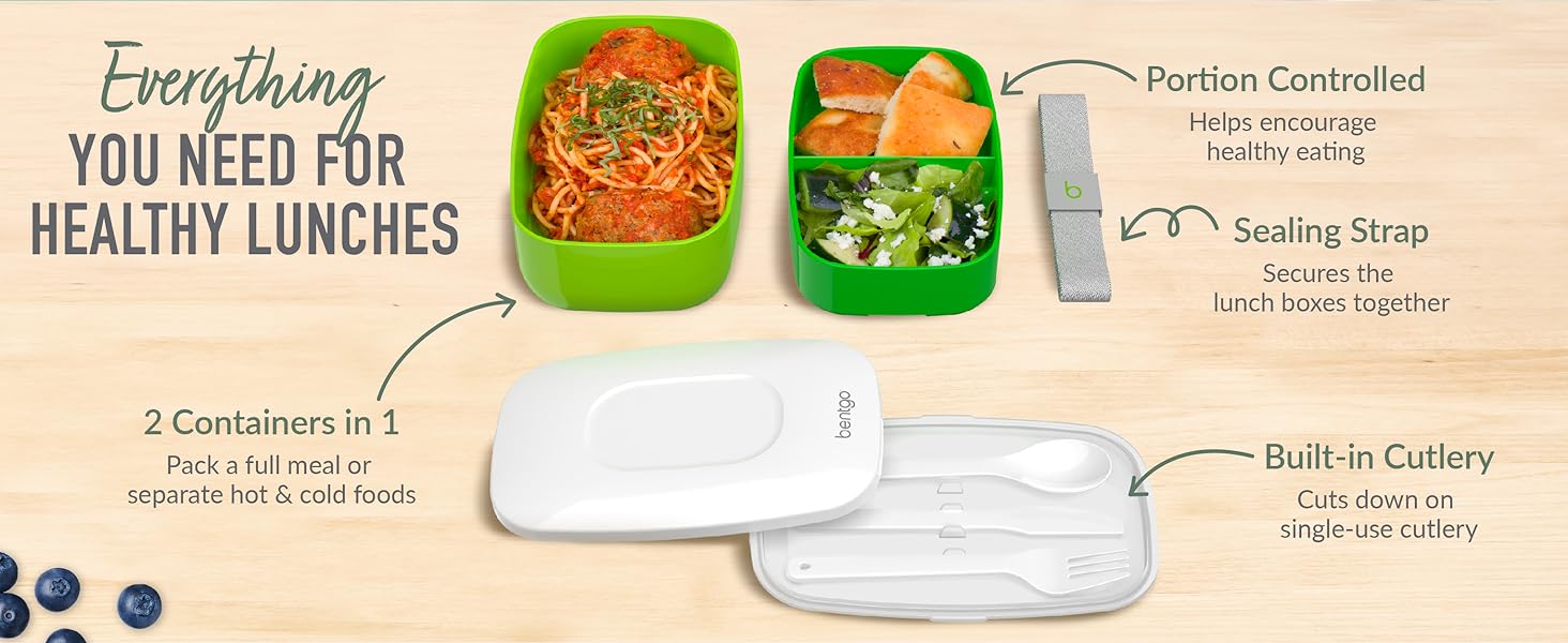 bentgo, bentgo classic, bentgo lunch box, adult lunch box, stackable lunch box, lunch box for adults