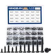 NINDEJIN 1100Pcs Miniature Phillips Head Self-Tapping Micro Screws Set M1.2 M1.4 M1.5 M1.7 M2 Car...