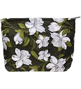 PAZIMIIK Makeup Bag Large Cotton Zipper Pouch for Purse Travel Canvas Make Up Organizer for Women...