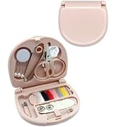 Mini Sewing Kit,Small Travel Size Emergency Pocket Sewing Kit with Buttons,Threads,Scissors,Needl...