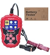 leagend Car Battery Tester 6V/12V with 20-2000A CCA, 24V Cranking/Charging System Test, Quick Tes...