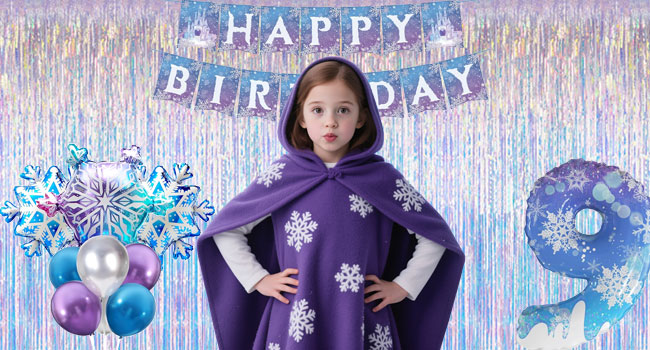 frozen birthday decor