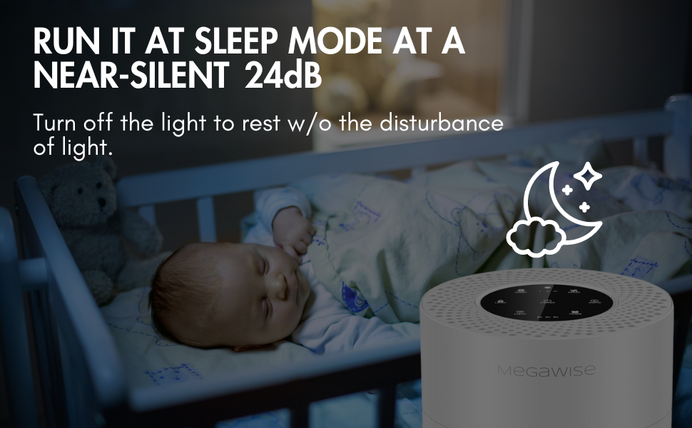 Smart Air Purifier for Home Large Room