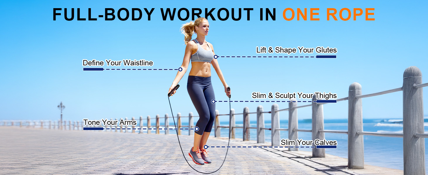 Portable jump rope for travel workouts, lightweight and easy to carry in gym bags
