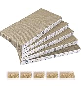 PatiencET Cat Scratcher Cardboard 5 PCS Cat Scratch Pad Reversible Scratcher Texture Design Durab...