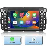 AWESAFE Car Stereo for Chevrolet Chevy Silverado/GMC Sierra Yukon Tahoe/Buick, Touch Screen Radio...