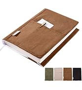 APLUFINE Book Covers for Paperbacks, Velvet Book Cover for Book lovers, Fabric Book Cover with Po...