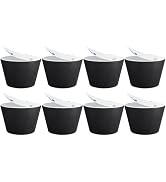 1.2" Silicone Isolation Feet-8Pack,Non-Skid Speaker Pads with Adhesive,for Small Speakers,Turntab...