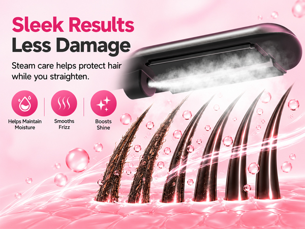 infrared flat iron hair straightener