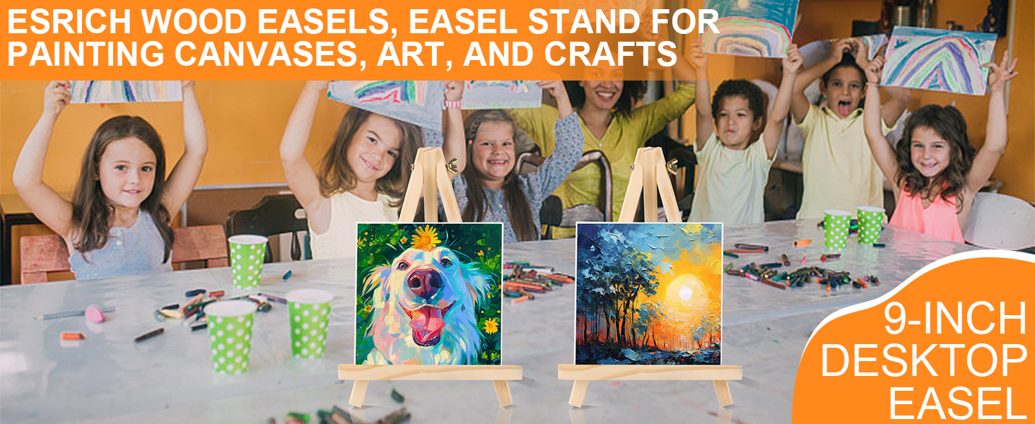 9in easels