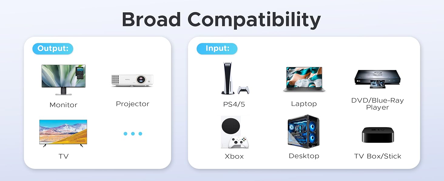 Broad compatibility