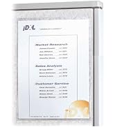 C-Line Cubicle Keepers, Display Holders, 8.5 x 11 Inches, Clear, 2 per Pack (38911)