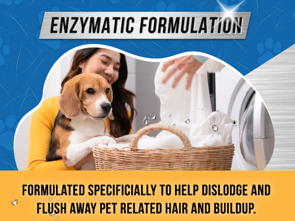 Washing Machine Cleaner from ACTIVE Uses a Premium Enzyme Blend to Tackle Dog Hair, Odor, Buildup