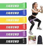 6 Pcs Resistance Bands for Working Out, Exercise Loop Bands for Women and Men, Elastic Stretch Ba...