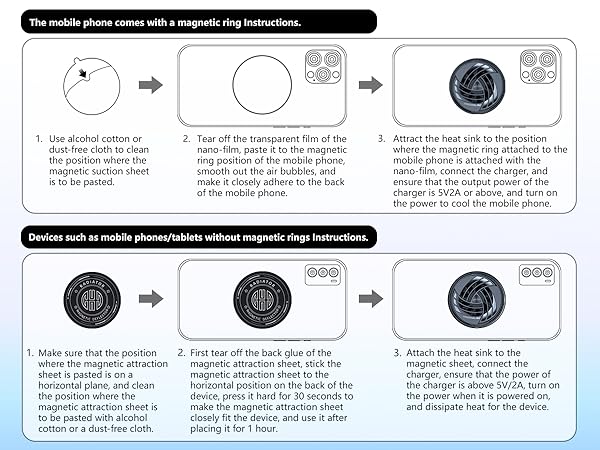 Cell Phone Cooler Magnetic Cooler