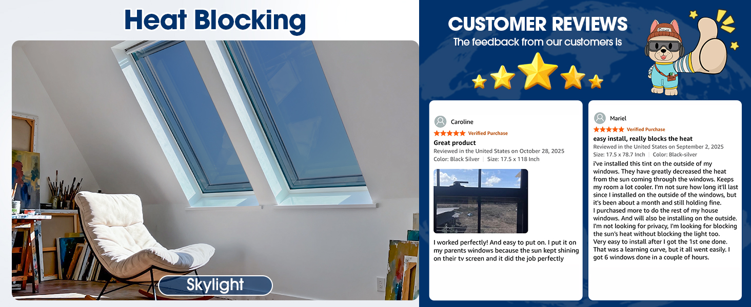 heat blocking window film