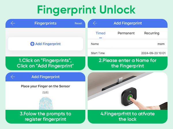 Bluetooth Fingerprint Cabinet Lock