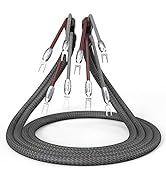 Viborg VS901 Hi-end Speaker Cable 8.2FT/2.5M Braided Audiophile Speaker Wire 19.5 AWG HiFi Multip...