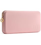 FVION Zipper Makeup Brushes Bag For Travel, Large Silicone Makeup Brush Holder, Make Up Brushes P...