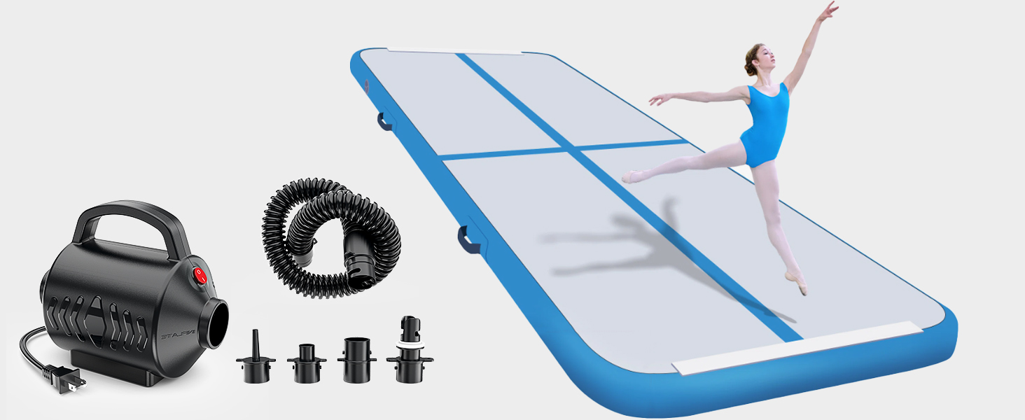 Deflator Pump for Pool Float Raft Gymnastics Track Mat
