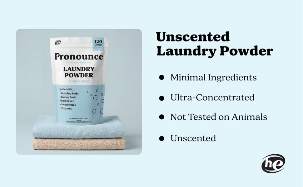 unscented laundry powder ultra concentrated