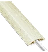 Floor Cord Cover 4FT, Soft PVC Cord Protector Floor, Wood Beige Cord Hider Floor, Hide Extension ...