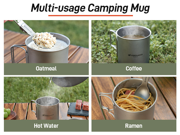 Titanium Pot with Camping Stove