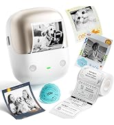 NIIMBOT B2 Pro Label Maker Machine with Tape, 300DPI Sticker Printer Portable Bluetooth Label Pri...