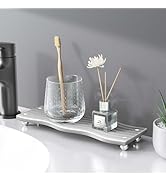 Water Absorbing Stone Tray for Sink, Diatomite Drying Stone for Kitchen Bathroom Counter, Decorat...
