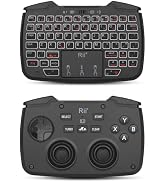 (Bluetooth Version)Rii RK707Pro 3 in 1 Multifunctional Wireless Bluetooth Portable Game Controlle...