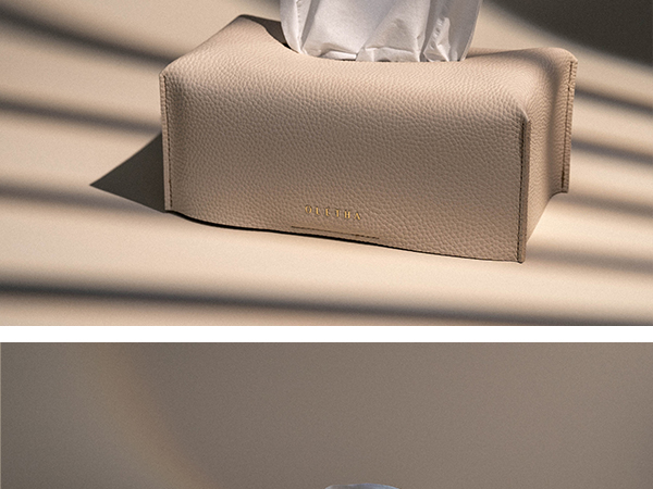 OLETHA rectangle tissue box cover compatible with Kleenex flat box tissues