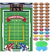 Hooqict Pin The Football on The Goalpost Football Party Games for Kids Game Day Boys Sports Theme...
