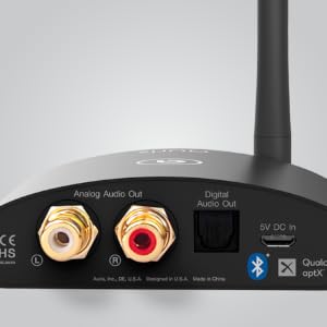 Bluetooth audio adapter, Bluetooth receiver, Bluetooth music receiver, Bluetooth DAC, Bluetooth 5
