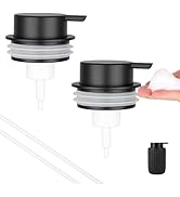 Segbeauty 2pcs Black Foaming Hand Soap Dispenser Pump Replacement, Foam Soap Dispenser Pump Head ...