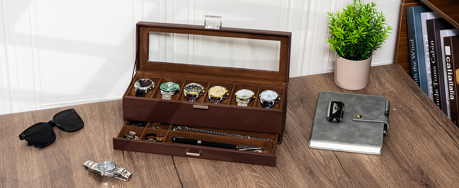 Watch Box with Drawer