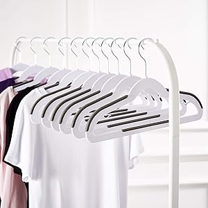 Basics Small Plastic Hanger, 30-Pack