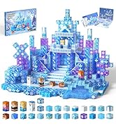 SSAWER Magnetic Blocks, 150PCS Magnetic Building Blocks, Stacking Magnets for Kids, Sensory Toy f...