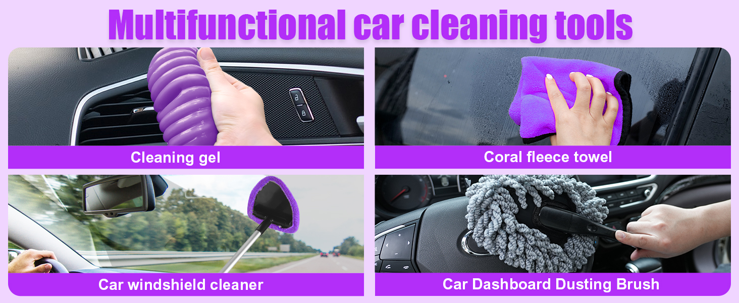 car cleaning supplies