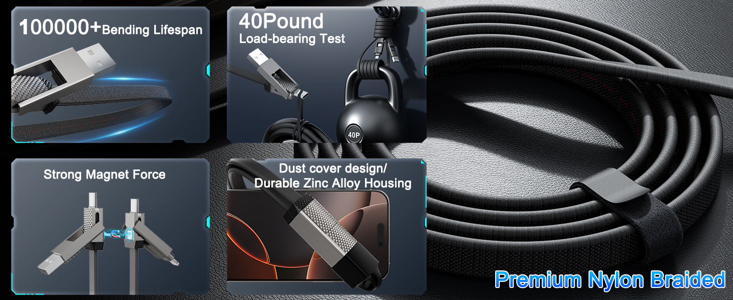 USB C Cable Lightning Charging Cable