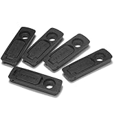 YUSUD 5PCS Lighter Gasket Seal, Anti-Evaporation Accessories for Lighter Insert (Black)