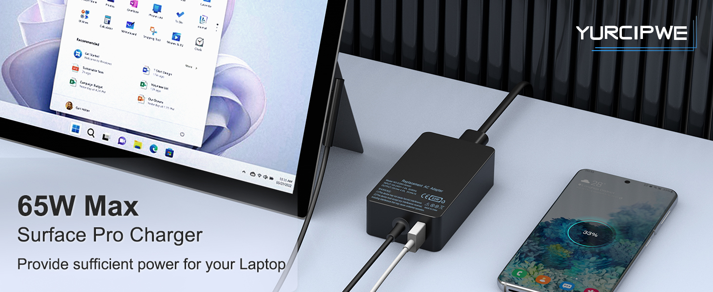 65W Surface pro charger