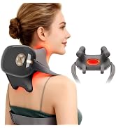 Neck Massager with Heat – Portable Shiatsu Neck & Shoulder Massager,Deep Tissue Electric Massage,...