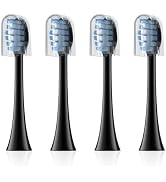 OasiSmile X610 Replacement Toothbrush Heads with Protective Covers, 4-Pack - Compatible with Oasi...