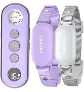 PATPET Shock Collar for Dogs(10-120lbs), 4000ft Rechargeable IPX7 Waterproof Training Collar with...