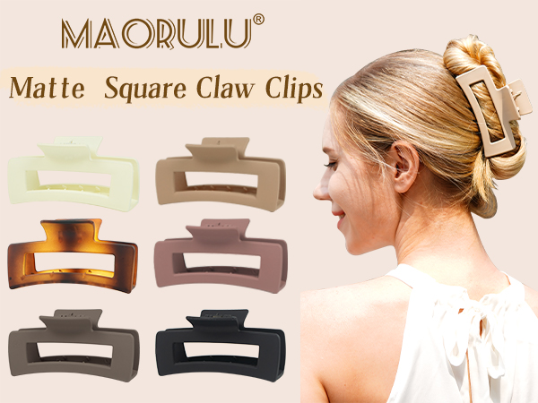large claw clips for thick hair