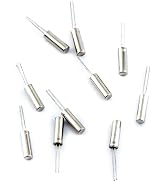 10Pcs Silver Clock Crystal (32768HZ) 32.768KHZ Crystal Oscillator Passive Components Industrial E...