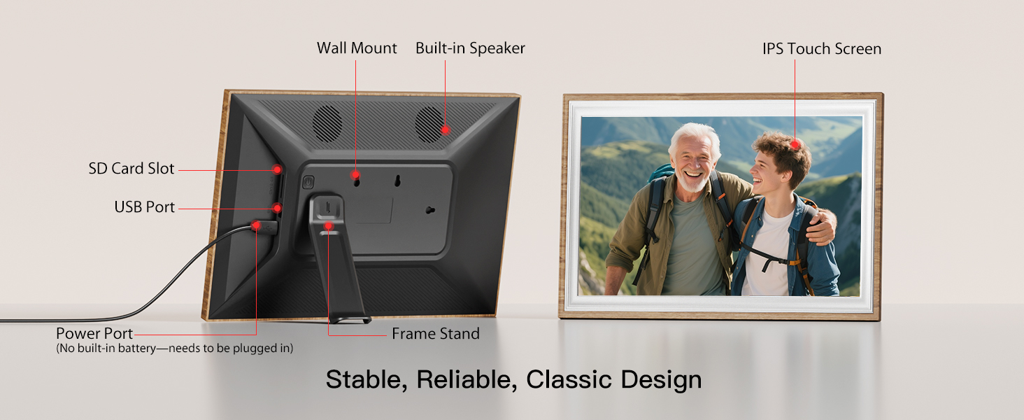 frameo digital frame wifi picture photo video share moment from phone
