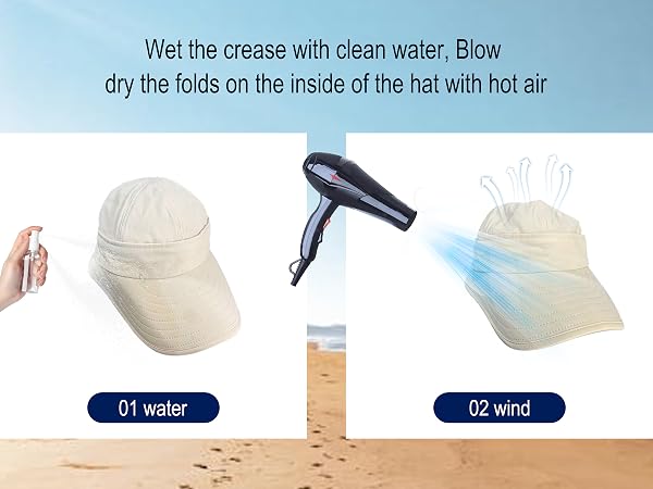 wide brim sun hats for women ladies visor for hot summer beach travel hiking