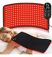 Ezona Red Light Therapy Pad for Body Pain, 24 x 12 inch Large Infrared Light Therapy with 660/ 85...